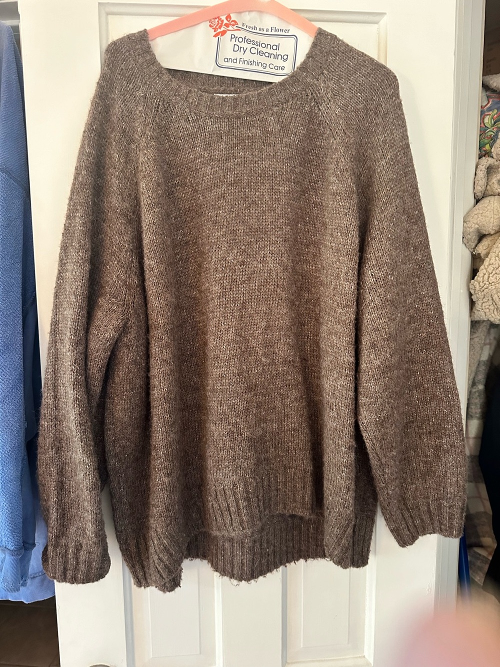 Old Navy Brown Crewneck Knit Sweater